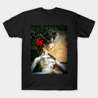 Greek Goddess Medusa Portrait T-Shirt